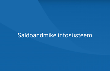 Saldoandmike infosüsteem